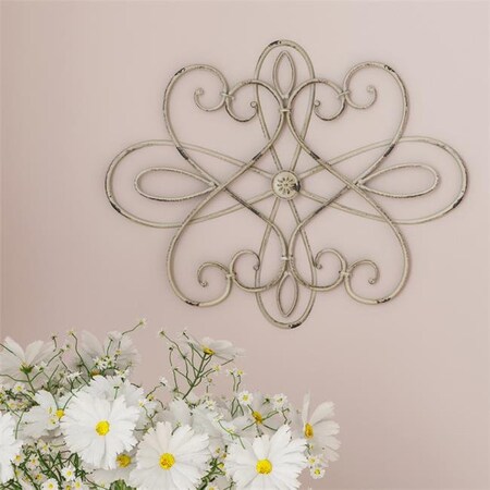 Lavish Home Lavish Home 80-WALLM-16C Medallion Metal Wall Art - 15 in. 80-WALLM-16C